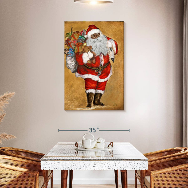 Lelend, cadeaux afro-américains de St. Nick, H 45 po x l 30 po