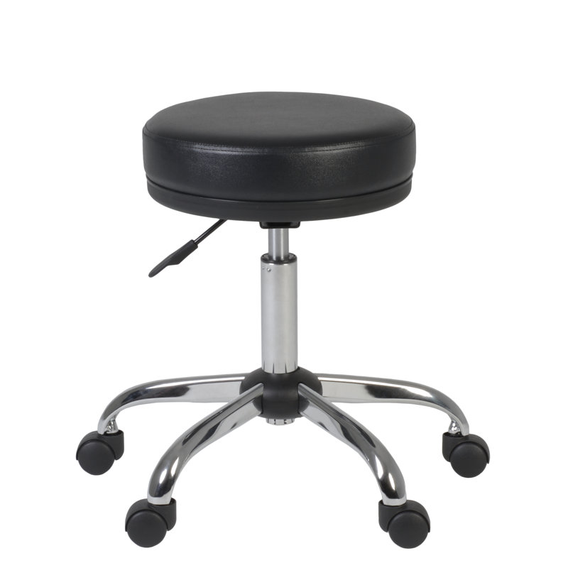 Tabouret médical sans accoudoirs Inbox Zero Comfort Care, conforme TAA - noir