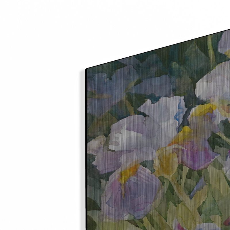 «Garden Meeting» par Annelein Beukenkamp, art mural en métal, H 36 po x l 24 po