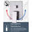 12 In. Wall Mount Shower System Shower Head And Handheld Shower With 1.8 GPM Rough-In Valve Included-104313281