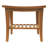 Campbelltown 20'' W Teak Shower Bench-55662853-45467539