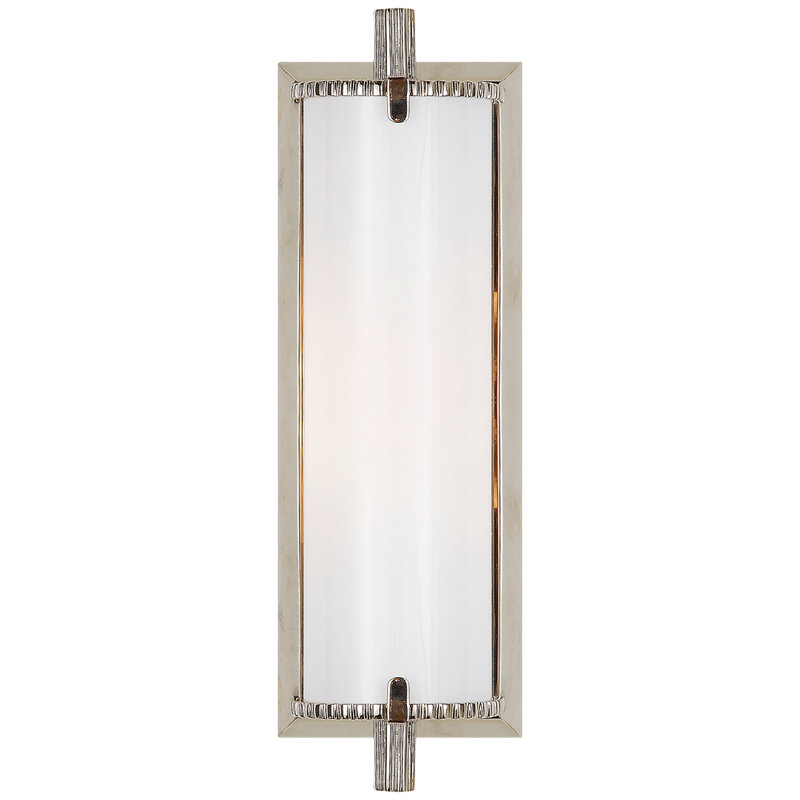 Thomas O'Brien Calliope Short Bath Light, Polished Nickel