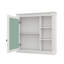 Armoire à pharmacie de salle de bain avec miroir, armoire à miroir murale avec système de rangement intégré-429446815