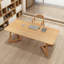 Bureau rectangulaire en bois massif Burlywood-638806285