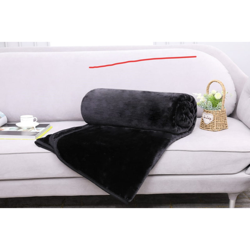 Plain Weave / Muslin Throw Blanket, W200cm x L240cm