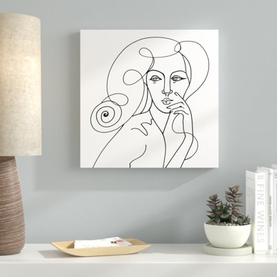 « belle esquisse », impression encadrée