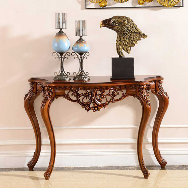 Console American Light Luxury, H 33,1 po x l 47,2 po x P 13,8 po, Brun