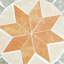 Élégante table de jardin 12 po, plante d'appoint latérale en mosaïque de jardin, repose-pieds extérieur et support rond élégant