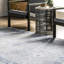  Tapis gris / bleu clair lavable à la machine Bayberry-857906041
