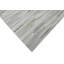 Tapis gris et argent en cuir véritable beige fait à la main