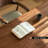 Walnut Solid Wood Dining Table-99329318