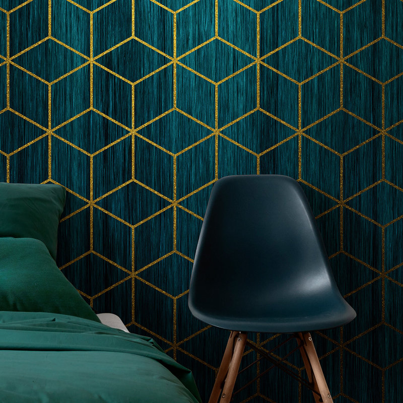 Eloisa Mystique Vert 4m x 2.8m Matt Wallpaper Roll, Green