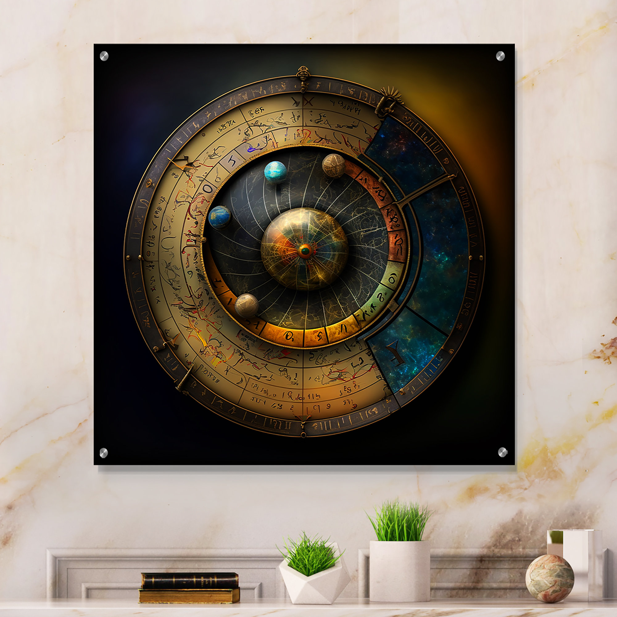 17 Stories Roark - Astrology Acrylic Wall Art | Wayfair