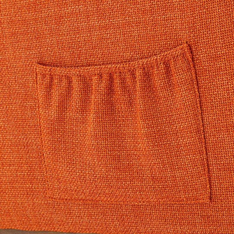 Chaise berçante Jonnita, Lin orange