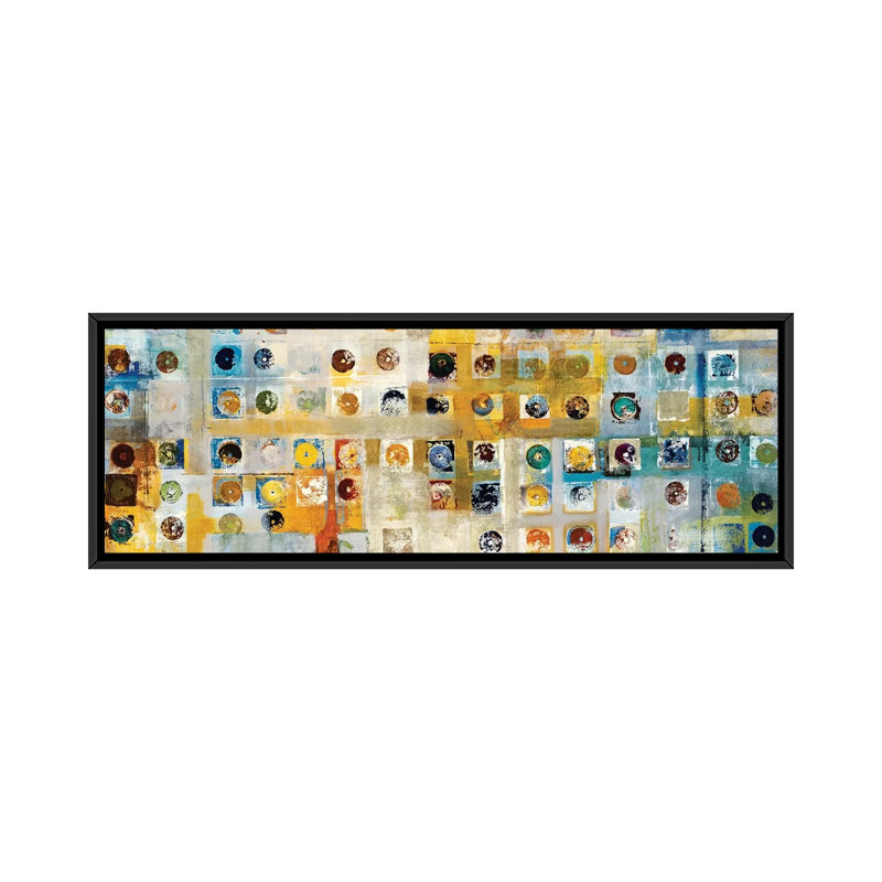 « continuum », reproduction sur toile, H 20 po x l 60 po x P 1,5 po, Toile avec cadre noir