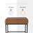 Homepop Theodore Small Ottoman - Faux Leather-100484793