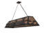 72" Long Train Oblong Pendant