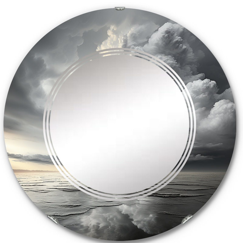 Miroir mural Det, 24 po x 24 po
