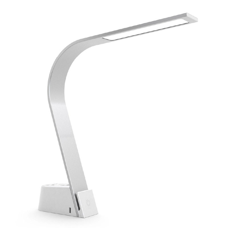 LED Desk Table Lamp, Silver