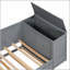 Lit de jour avec accoudoirs de rangement, lit gigogne et station de charge-31249685