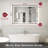 3-Colour Temperature Anti-fog LED Bathroom Mirror with Backlight and Front Light, Tempered Glass Vanity Mirror, Rohs and CRU Compliant-1347150466