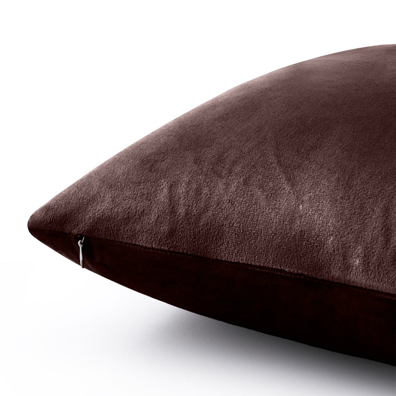 Elegant Velvet Cushion cover Home Décor–for Sofa, couch, bed, living room, Brown