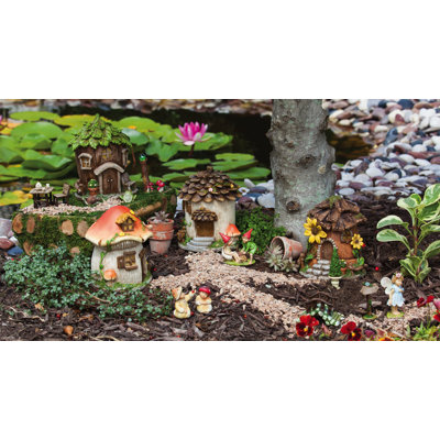 Ensemble de maisons de jardin féériques 4 pièces Pearisburg