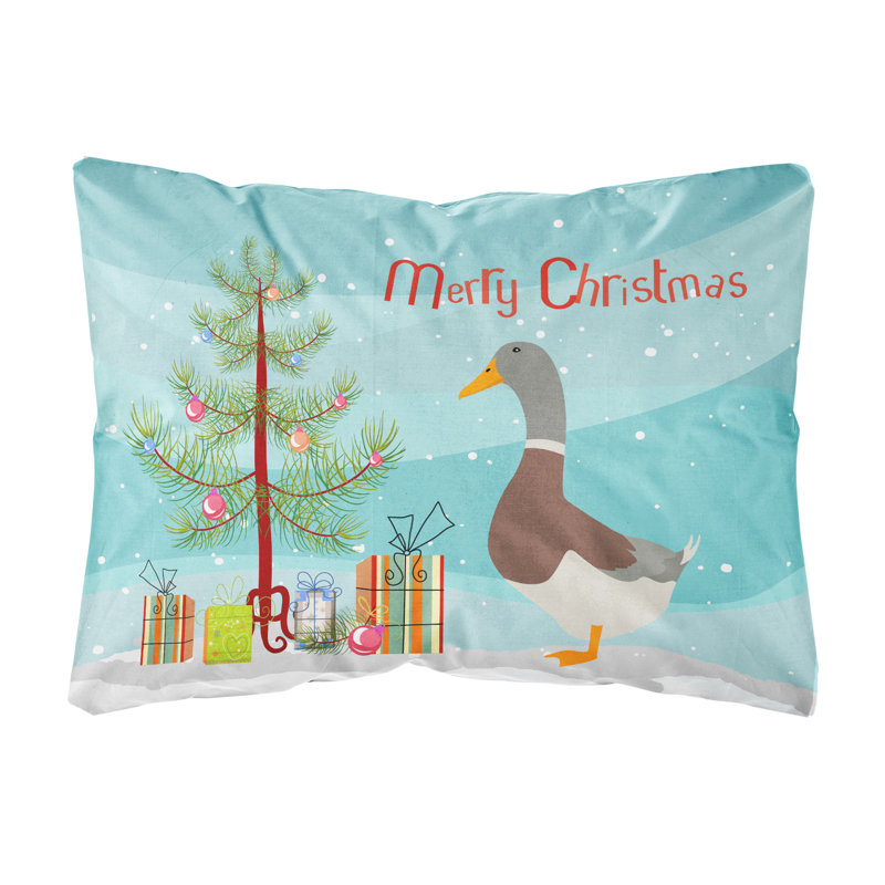  Coussin décoratif intérieur / extérieur Saxony Sachsenente Duck Christmas