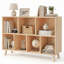 Bibliothèque en bois Pine