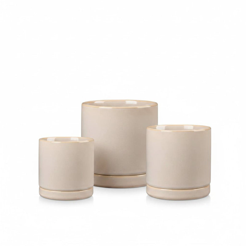Ceramic Pot Planter, Grey