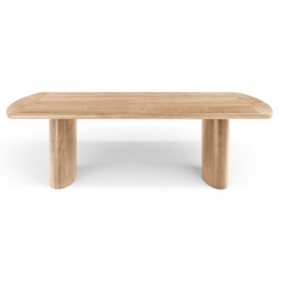 Olympia Maple Solid Wood Top Dining Table