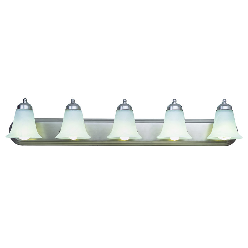 Roughton 5 - Light Dimmable Chandelier, Brushed Nickel