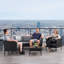 Ensemble de conversation modulaire en rotin 7 pièces avec coussins Bowdon-61525178