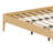 Sleek Simple Style Bed Frame with Engineered Support Grid and Tool-Free Construction-1276456301