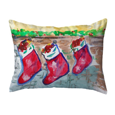 Outdoor Reversible Throw Pillow