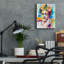 «Frida with Mums» par St. Hilaire Elizabeth, art mural en verre acrylique-1176791134
