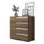 Commode 4 tiroirs 31,5 po Klea
