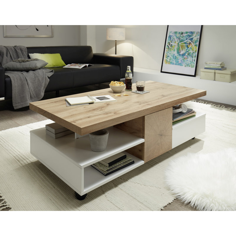 Todd Coffee Table with Storage, Tan