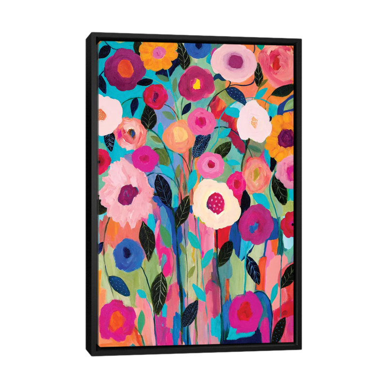 «Autumn Splendor», impression sur toile, H 26 po x l 18 po x P 1,5 po, Toile encadrée noire, Pas de tapis