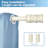 Dija Polyresin Adjustable Single Curtain Rod-21683805-21683807