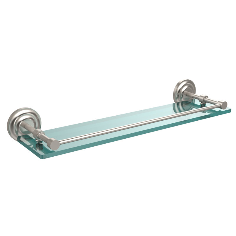 Tablette de support Leamore, Nickel satiné