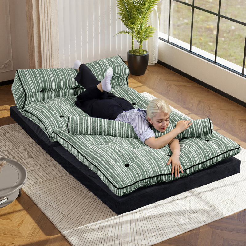 1 Seater Sofa Bed, Green