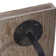 Metal Battery Operated Geometric Room Accent Lamp with Included Fixed LED Light
