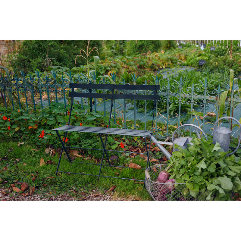 Banc de jardin en acier Bistro, Capucine