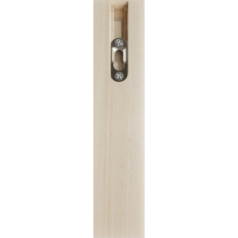 Support de roue de chariot H 7 po x l 1 1/2 po x P 7 po Andrea, Hévéa