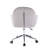 Liwia Velvet Upholstered Swivel & Adjustable-Height Task Chair with Chrome Metal Base-153858907