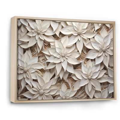 " Beige Poinsettia Serenade "