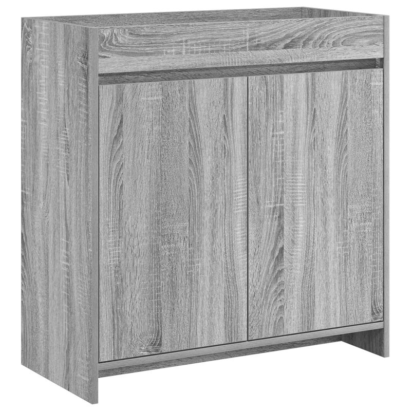 78.5cm Bathroom Vanity Base Only, Grey Sonoma