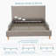 Lit plateforme tapissier Vireo