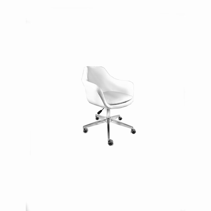 Maday Vinyl Task Chair, White